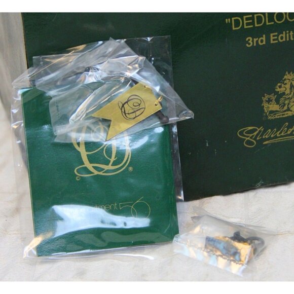 NEW 1994 Dept 56 Heritage Village Dickens' Series Dedlock Arms 5752-5 3rd Ed. - Picture 10 of 16